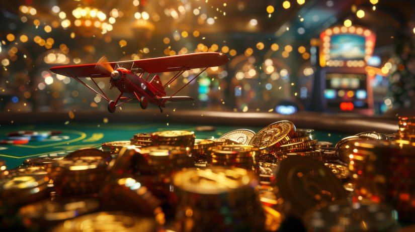 Dealer Live Casino sedang membagikan kartu pada meja virtual dengan pemain